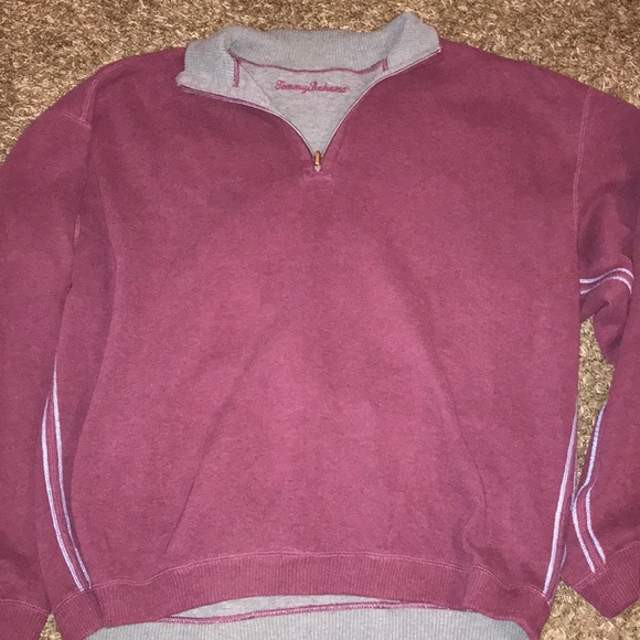 Tommy Bahama Reversible 1/4 Zip XL Sweater - Picture 5 of 5